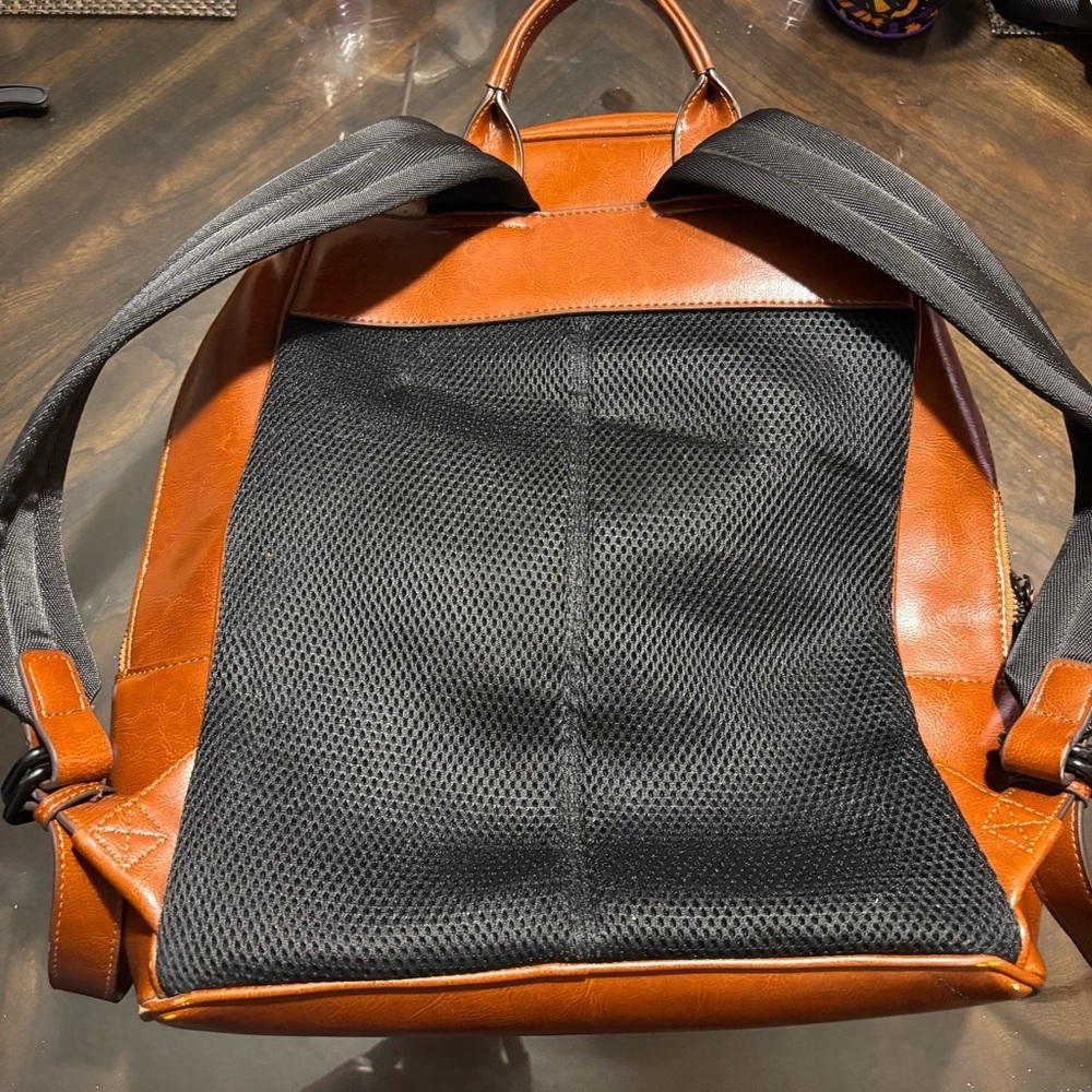 Brown spacious back pack - Picture 4 of 9